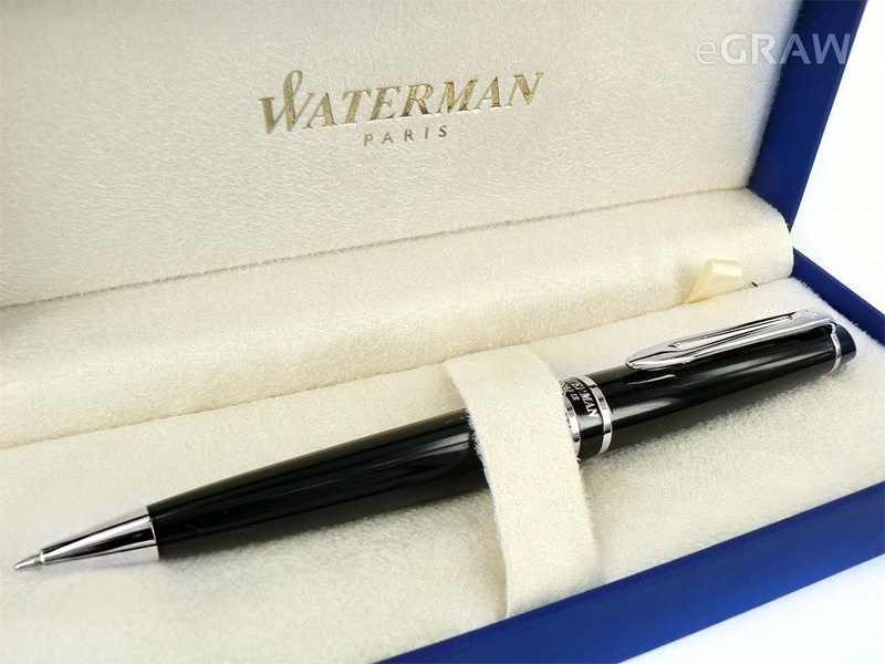 Długopis Waterman Expert Czarny CT - grawer i tabliczka w etui