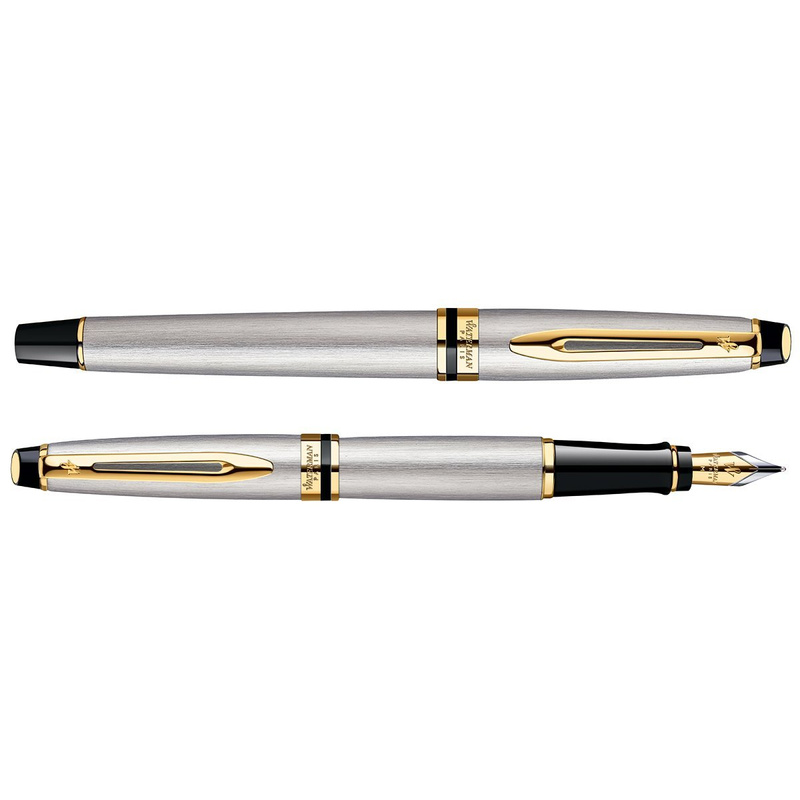 Pióro wieczne Waterman Expert Stalowy GT w etui prezentowym