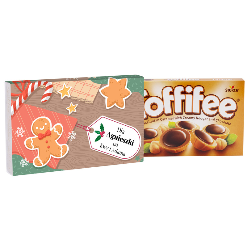 Bombonierka Toffifee ze zdjęciem i dedykacją Personalizacja
