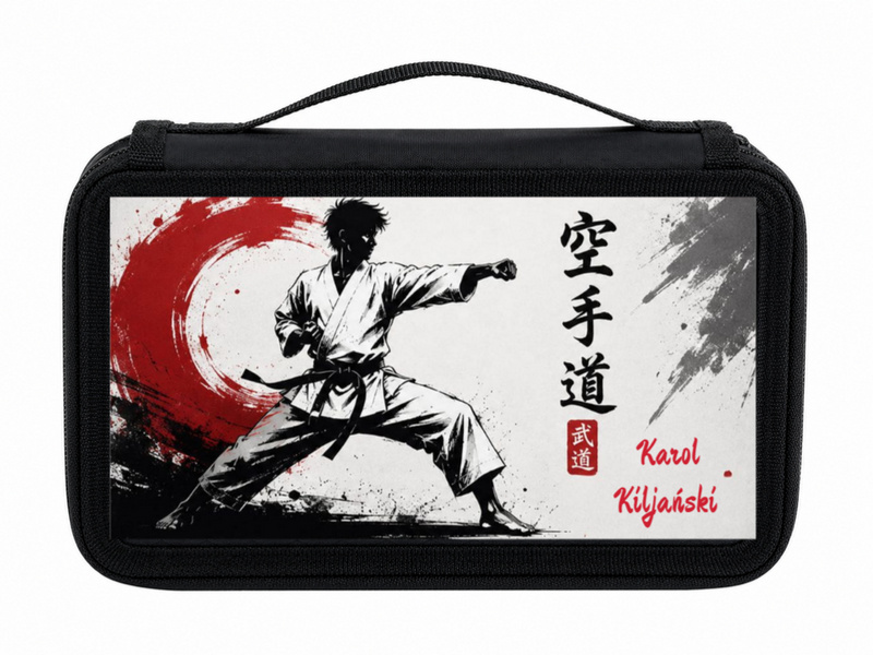 Personalizowany piórnik karate z imieniem – Karate