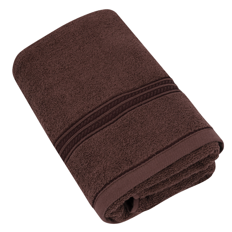 Ręcznik kąpielowy / Brązowy / Personalizacja / 70x140 / Prezent na Urodziny
