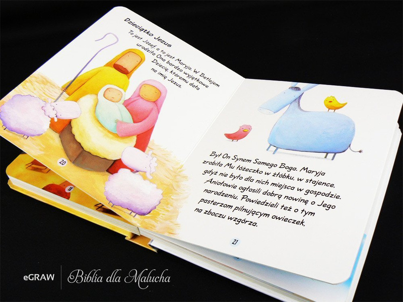 Biblia dla Malucha. Pamiątka na Chrzest z dedykacją
