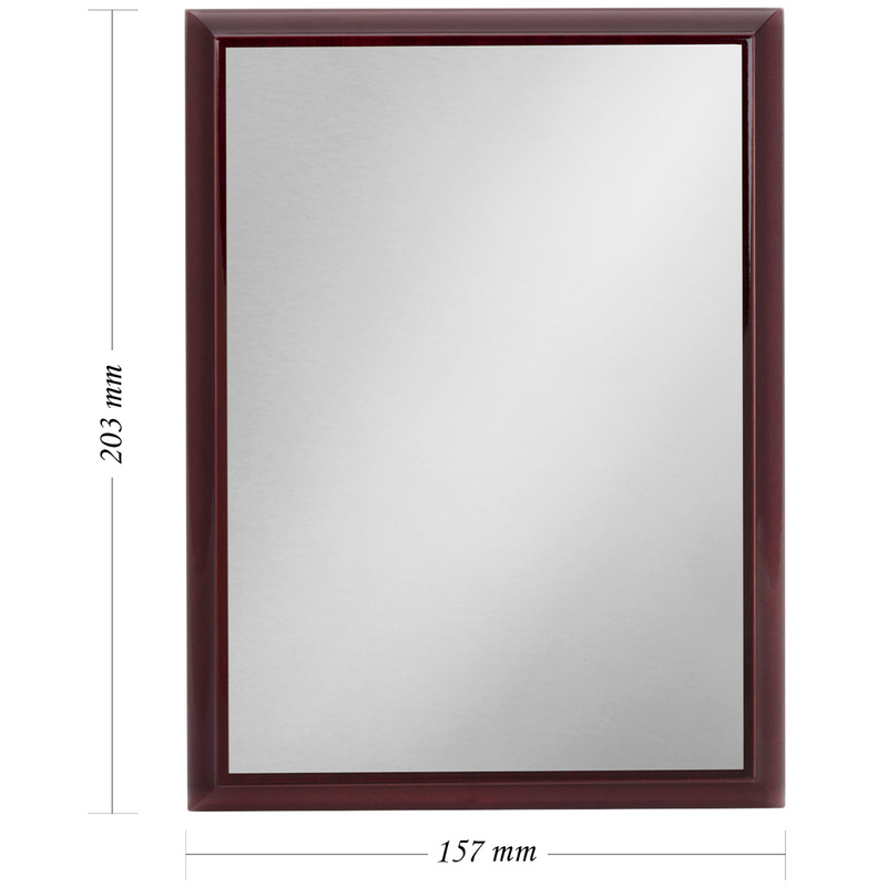 Prezent na rocznicę ślubu / Drewniany panel, srebrna tabliczka, etui, dedykacja 