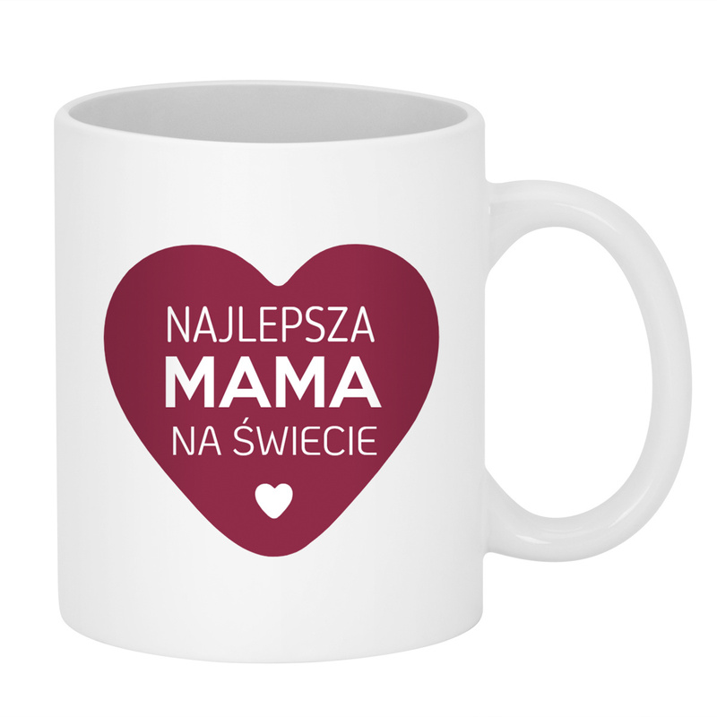 Dzień Mamy: kubek ze zdjęciem dla mamy Najlepsza Mama personalizacja
