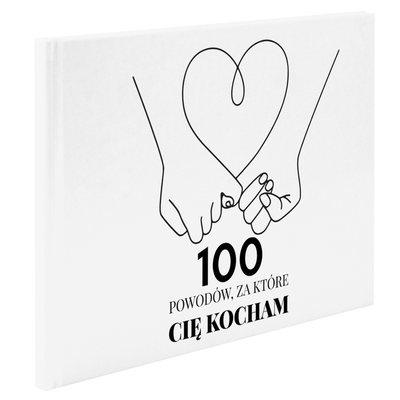 Księga Uczuć / 100 powodów za które Cię kocham /Minimalistyczna