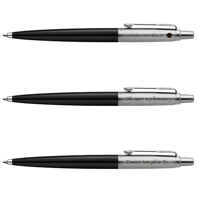 Parker Jotter Special czarny z grawerem i etui UV prezent