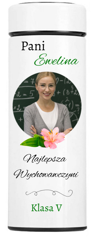 Na Dzień Nauczyciela kubek termiczny z LED i personalizacją UV