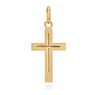 Złoty krzyżyk / pr. 585 / prezent na Chrzest Św., I Komunię Św., Bierzmowanie / z Grawerem 4
